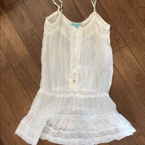 Melissa Odabash white swim suit cover up